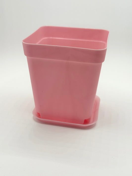 3" Pink Nursery Pots (Set of 5)