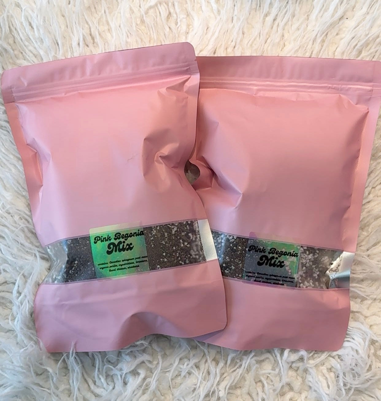 Pink Begonia Mix 1 Lb Bag