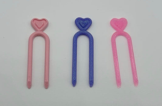 3D Printed Heart Propagation Pins (Assorted Colors) 20 Pack